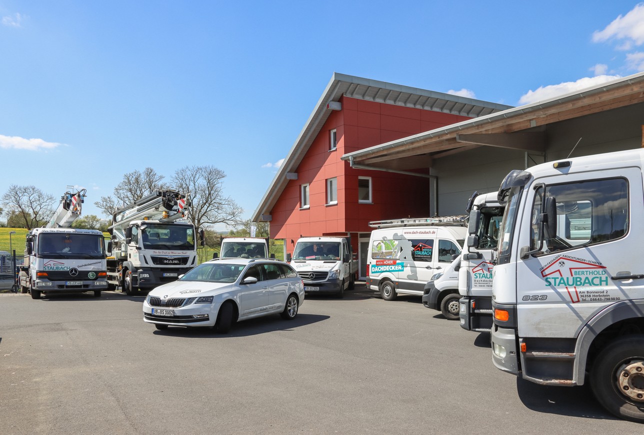 Fuhrpark und Betriebsgelände in Herbstein
